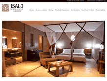 Tablet Screenshot of isalorocklodge.com